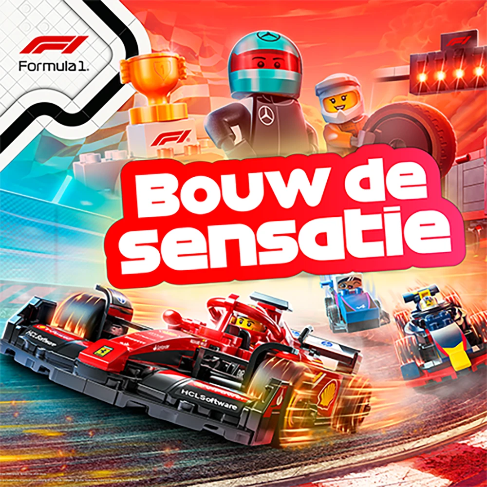 De allernieuwste LEGO® F1® auto's